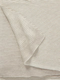 John Lewis ribbed knit throw 140x190 cm, imported from the UK