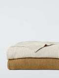 John Lewis ribbed knit throw 140x190 cm, imported from the UK