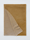 John Lewis Ribbed Knit Cotton Throw Blanket
