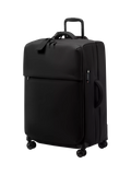 Lipault Long Trip suitcase black 93L, imported from the UK