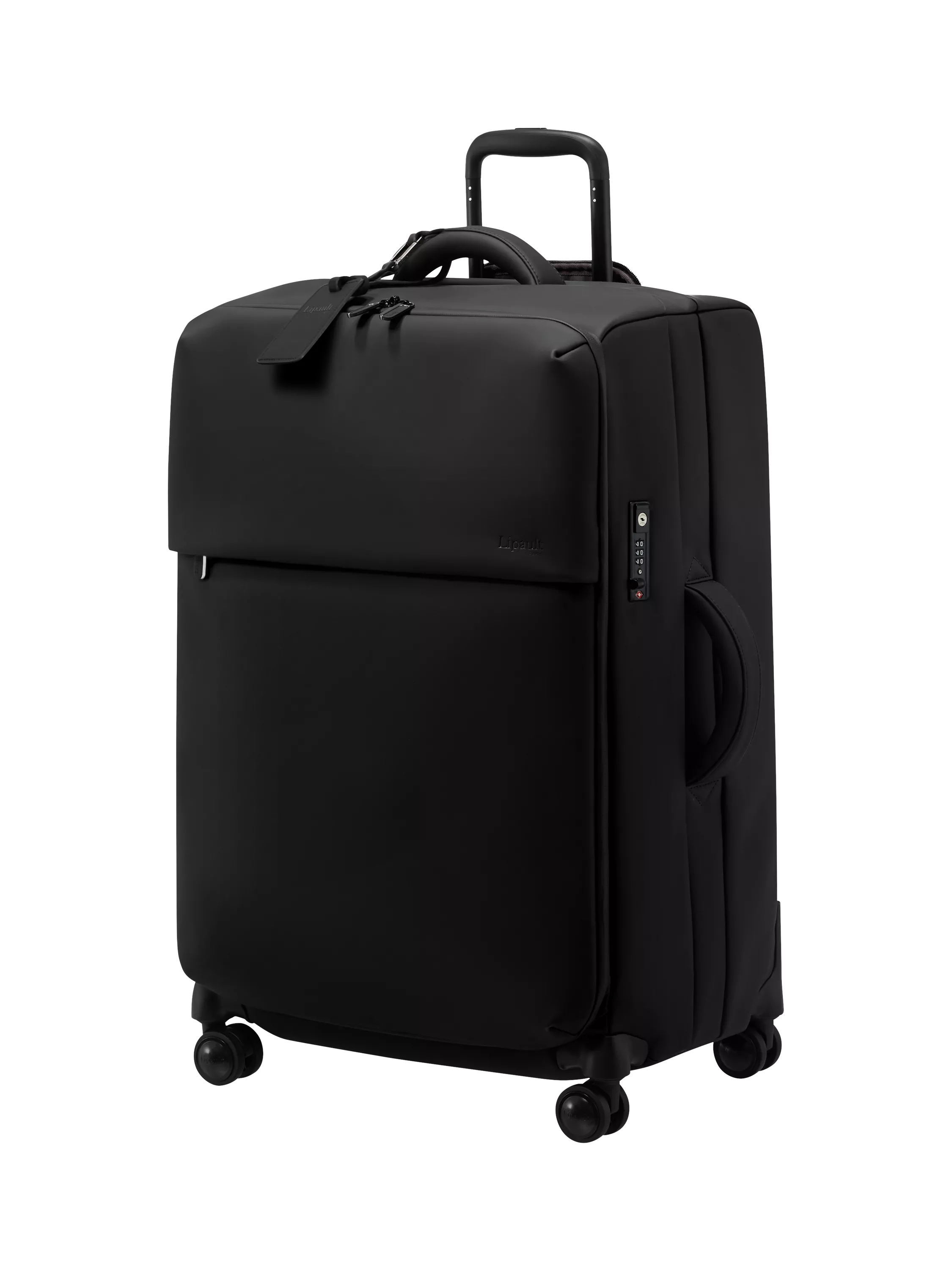 Lipault black medium suitcase 66L (British brand)