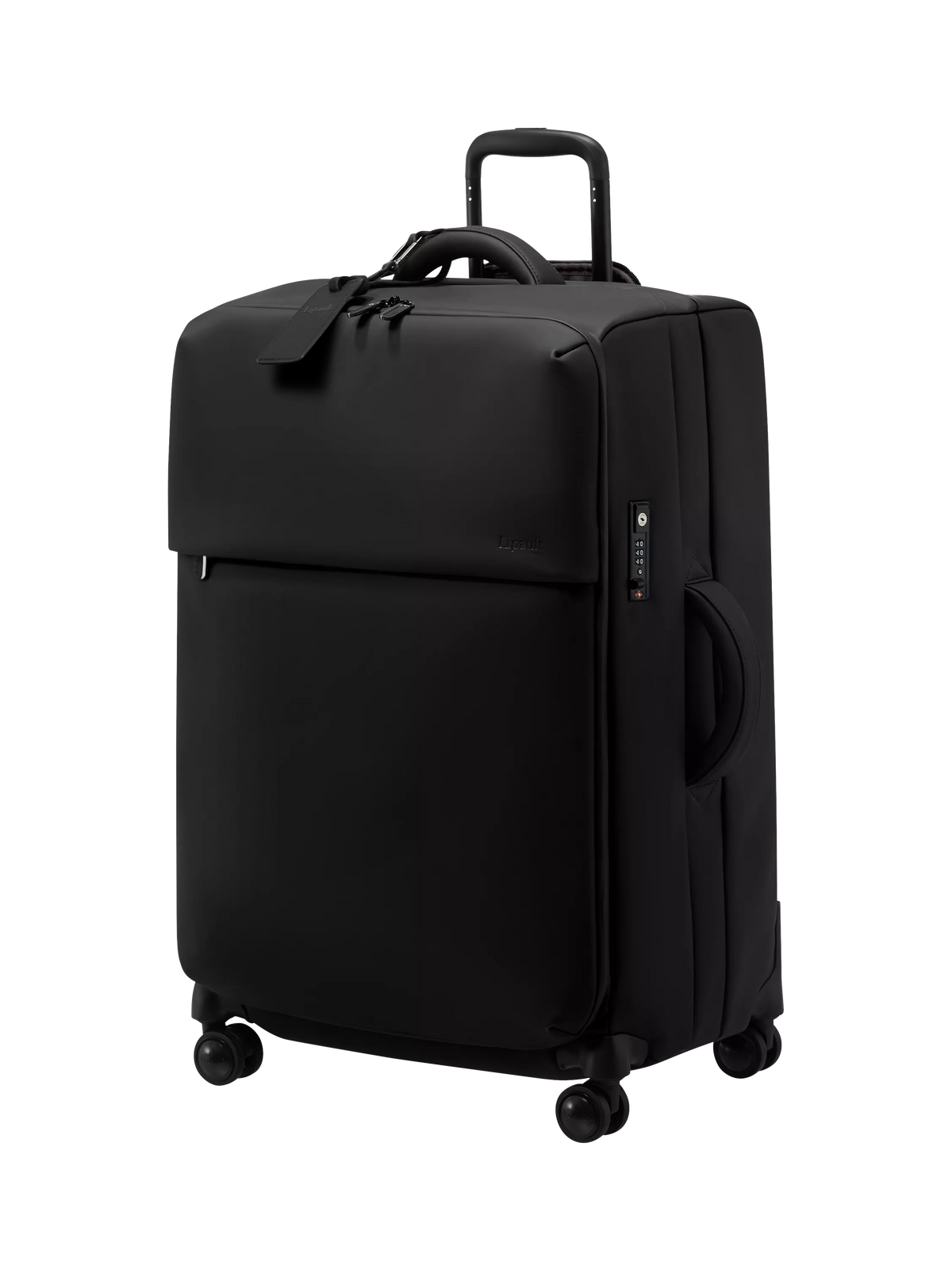 Lipault black medium suitcase 66L (British brand)