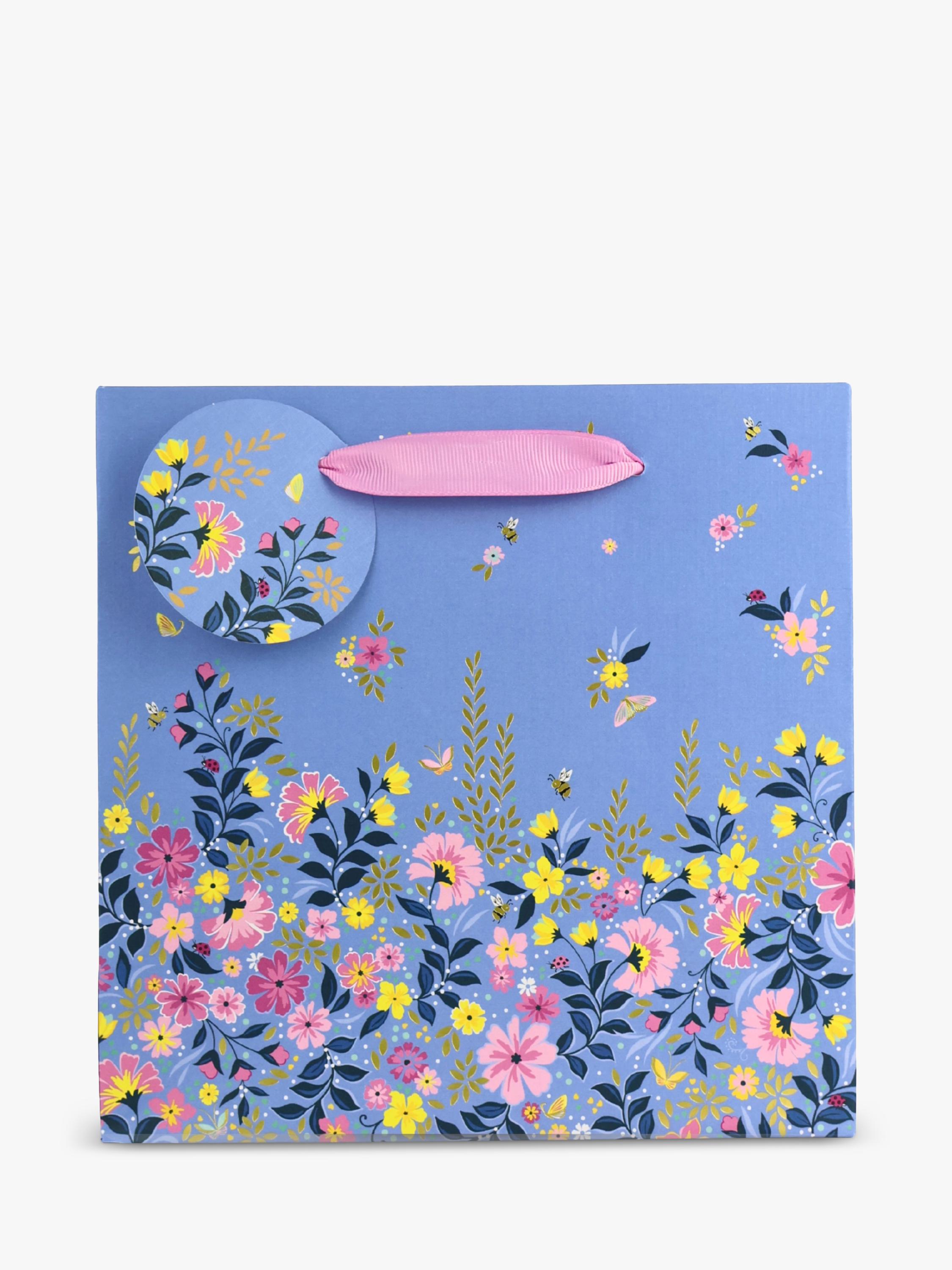 Sara Miller Ditsy Floral blue gift bag - British product
