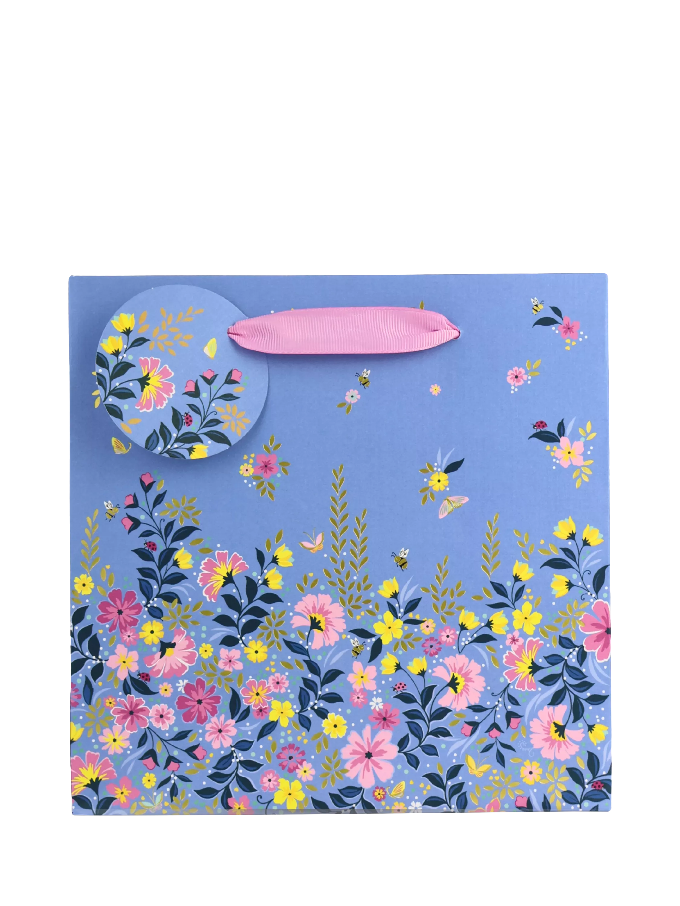 Sara Miller Ditsy Floral blue gift bag - British product