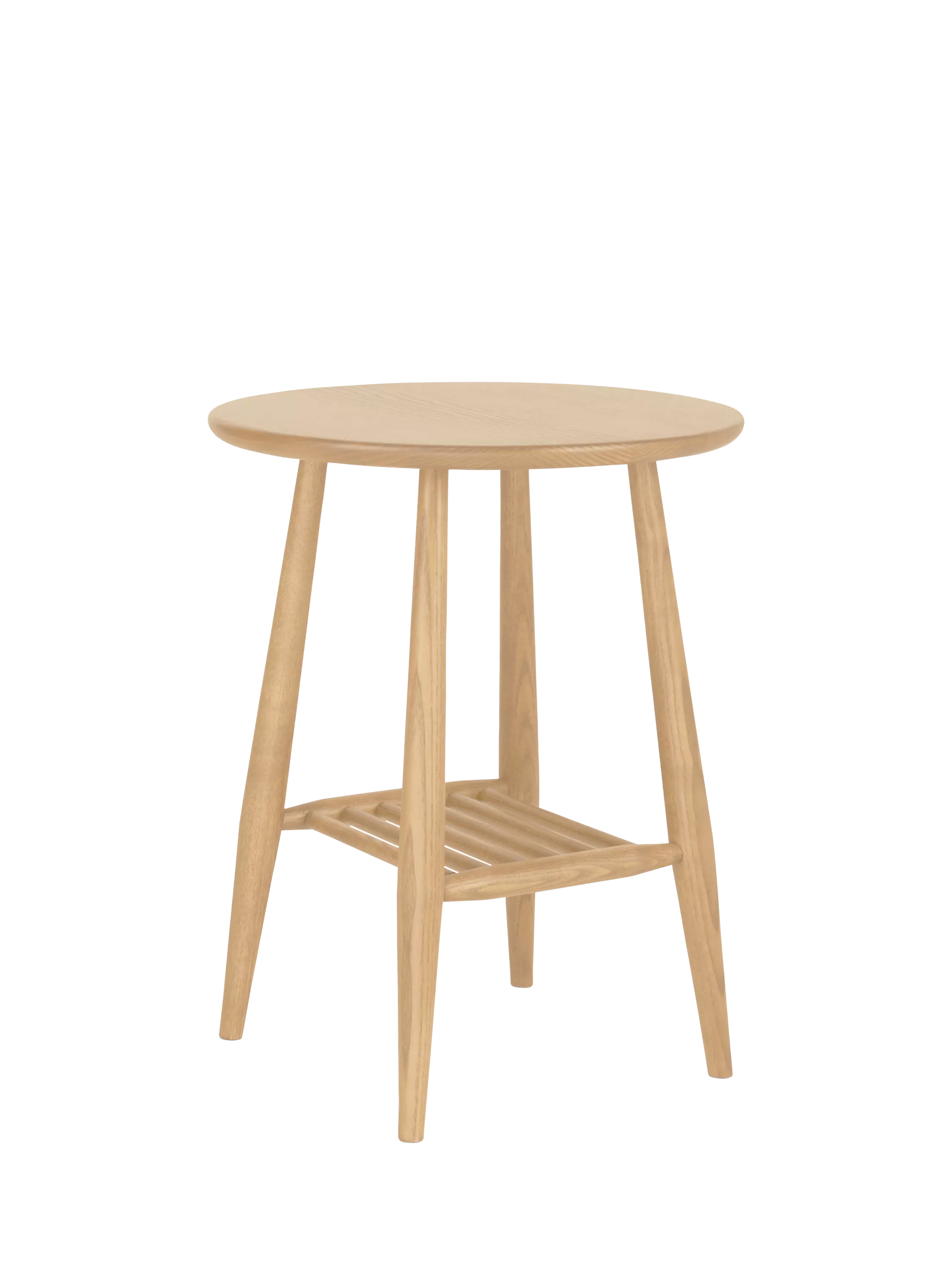 ercol for John Lewis Bellingdon Solid Ash Occasional Lamp Table, Light Stain
