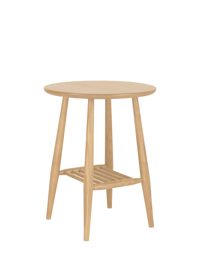 ercol for John Lewis Bellingdon Solid Ash Occasional Lamp Table, Light Stain