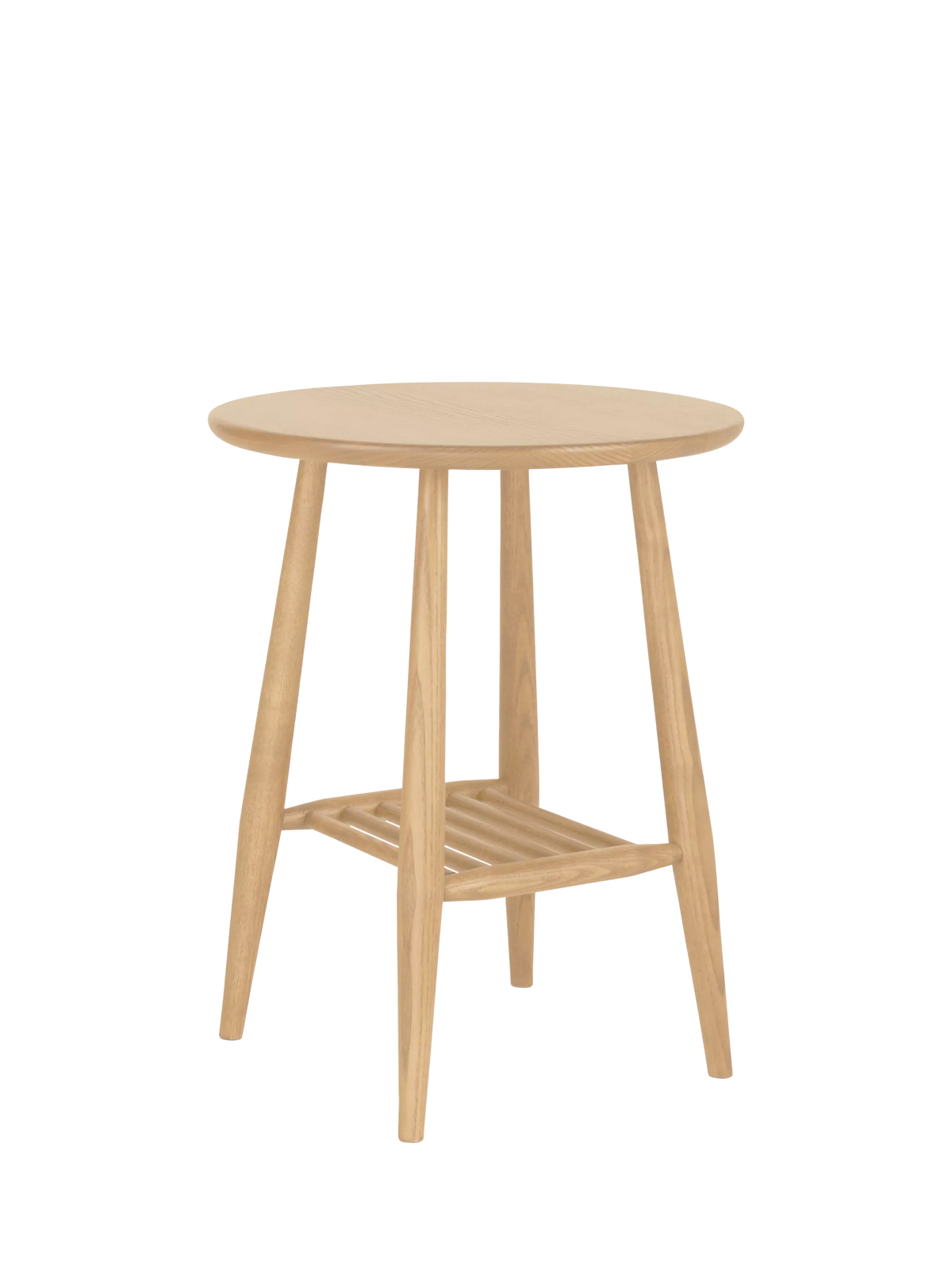 ercol for John Lewis Bellingdon Solid Ash Occasional Lamp Table, Light Stain
