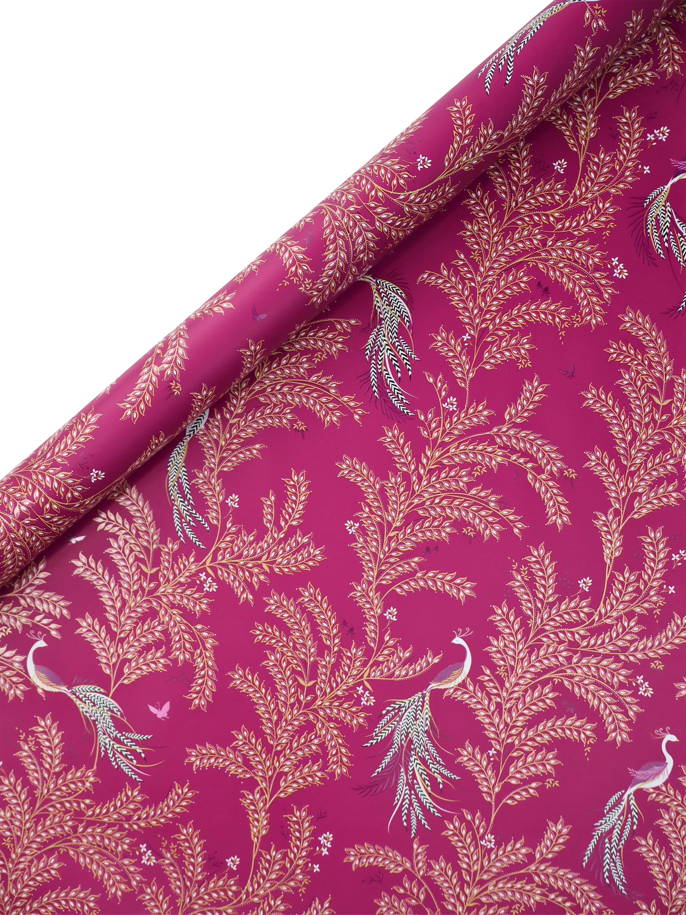 Sara Miller Elegant Bird wrapping paper pink 3m, imported from the UK