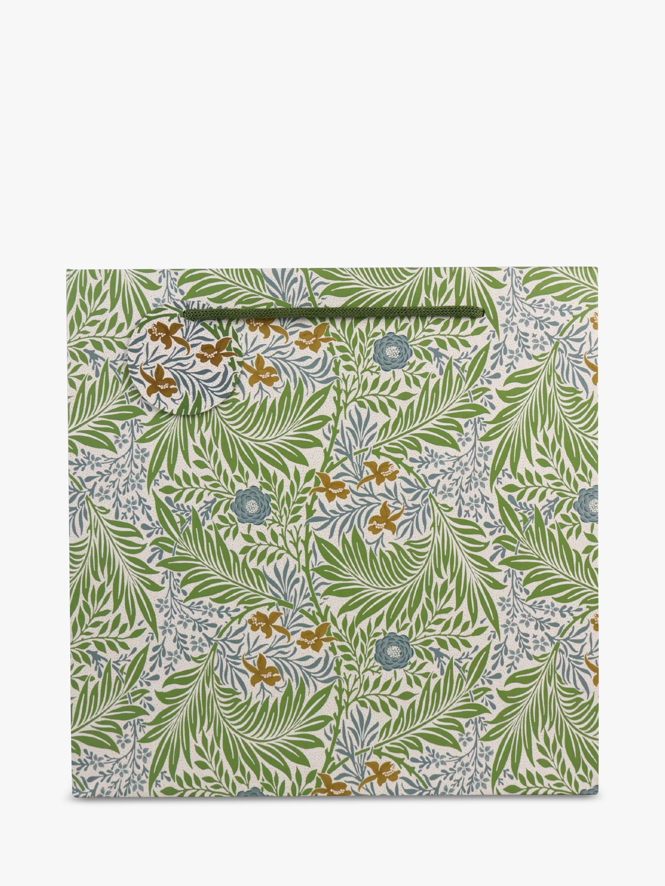 Morris & Co. Larkspur gift bag green (British brand)