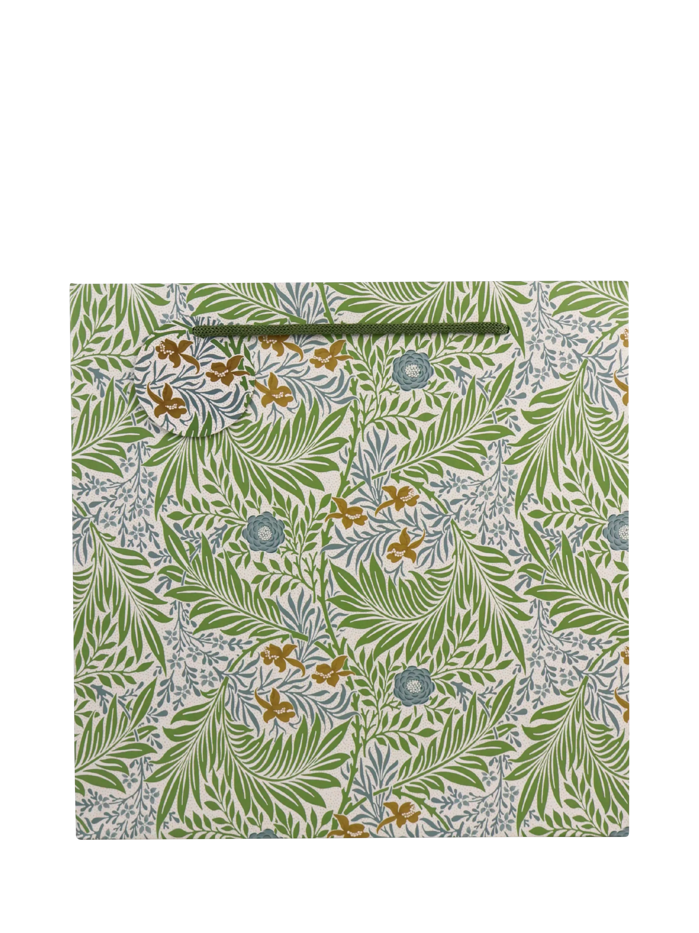 Morris & Co. Larkspur gift bag green (British brand)