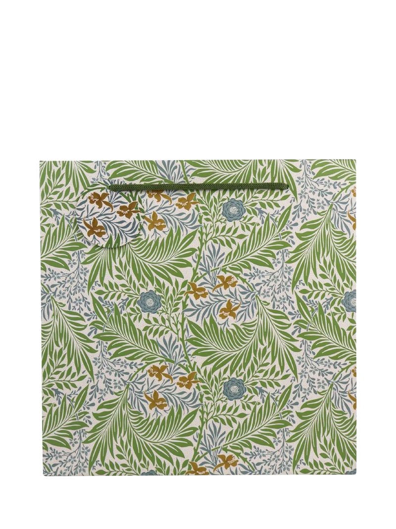 Morris & Co. Larkspur gift bag green (British brand)