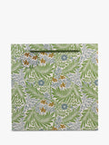 Morris & Co. Larkspur gift bag green (British brand)