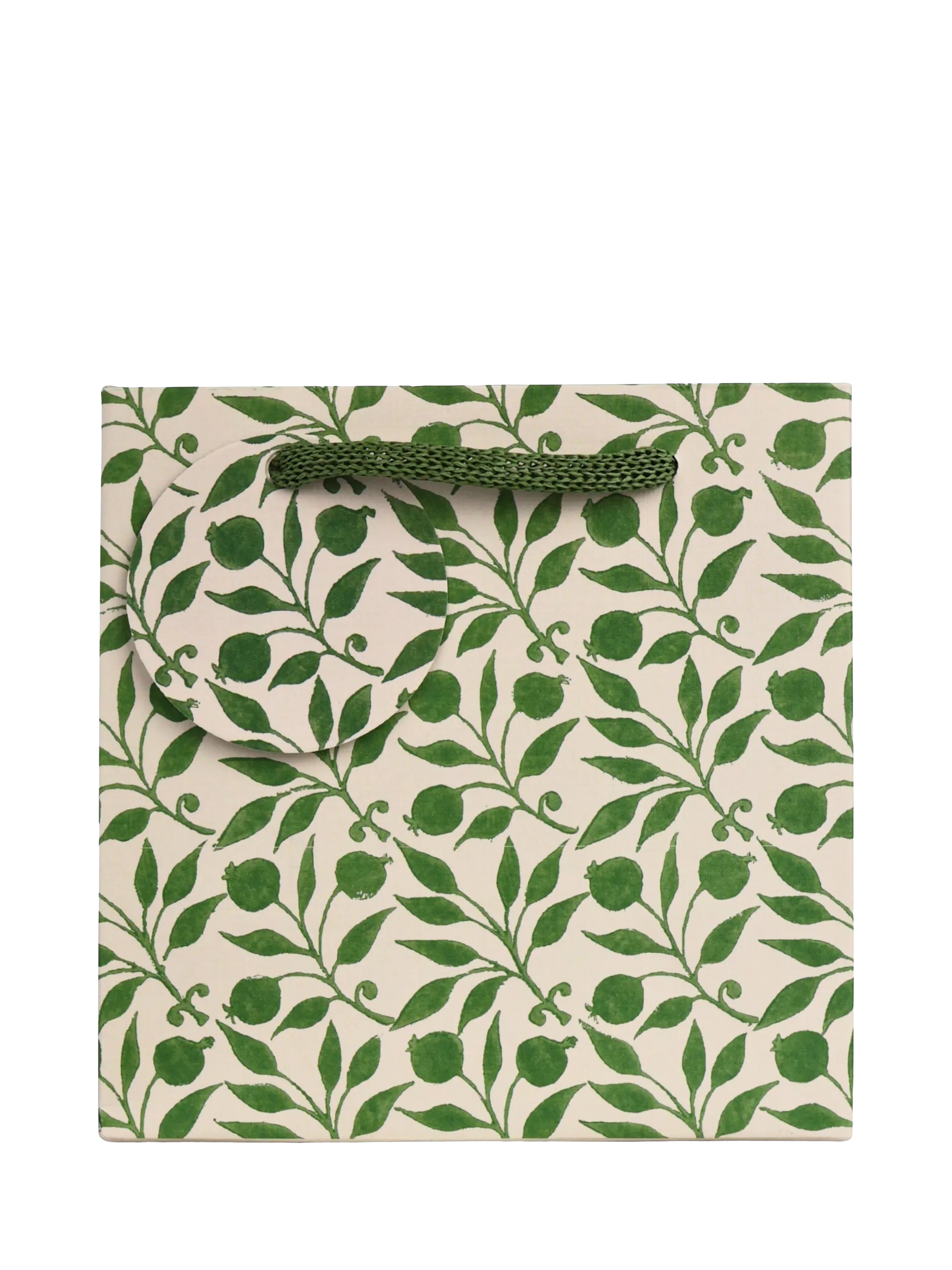 Morris & Co Larkspur green gift bag (British brand)