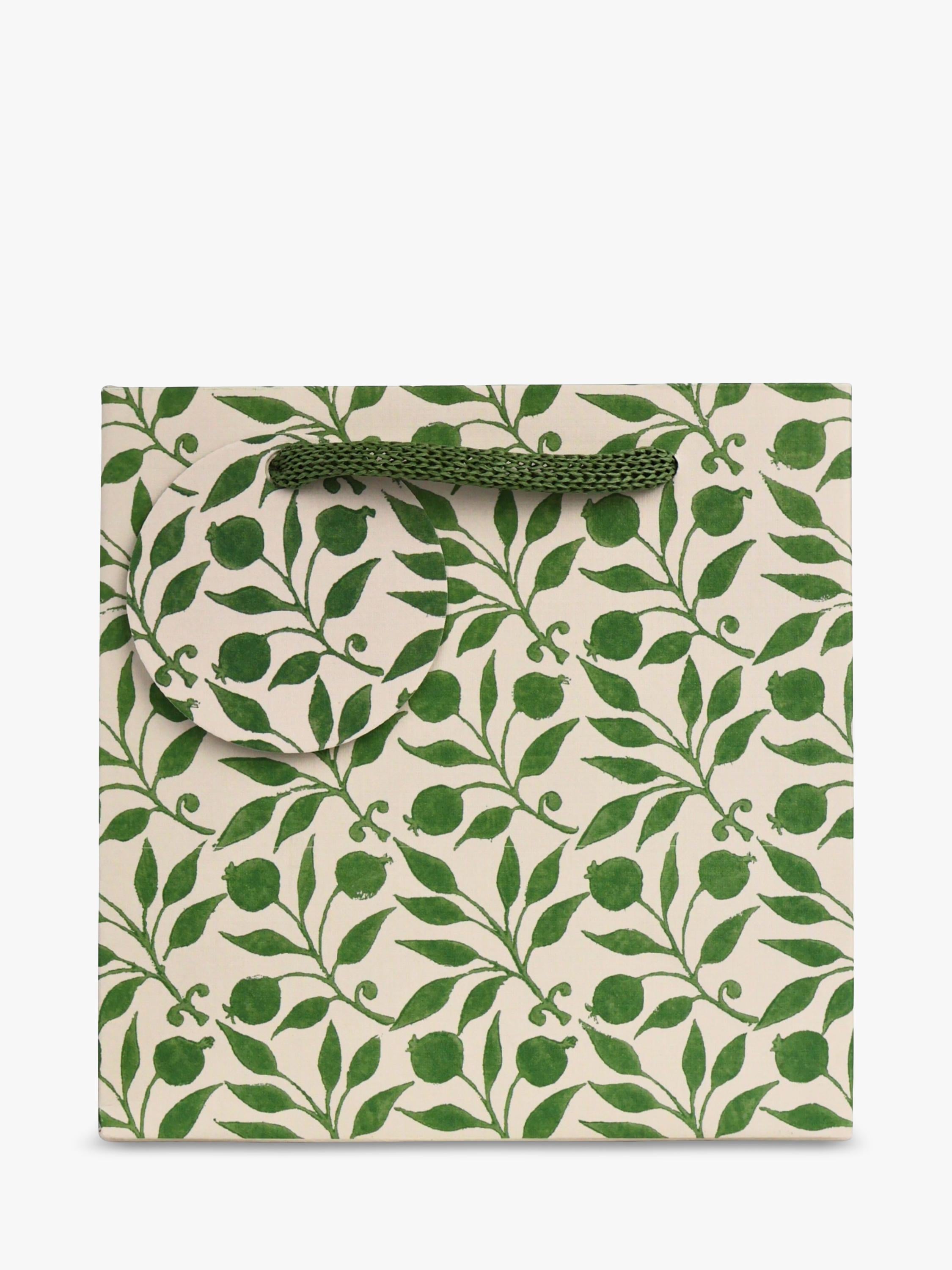 Morris & Co Larkspur green gift bag (British brand)