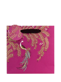 Sara Miller Elegant Bird pink gift bag, UK version