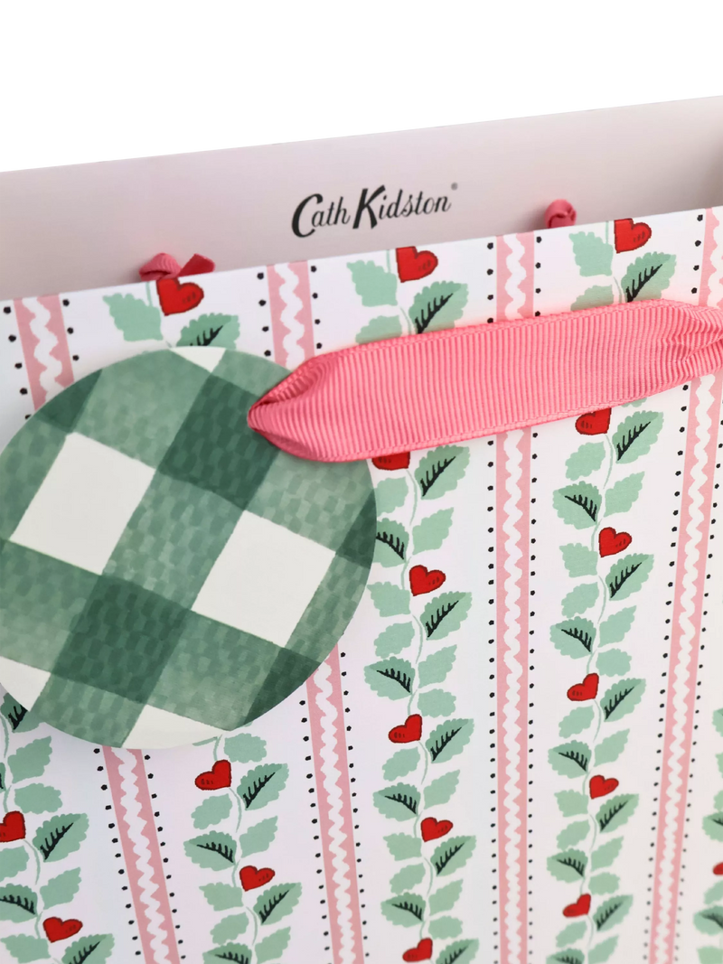Cath Kidston Heart Vine medium gift bag - British product