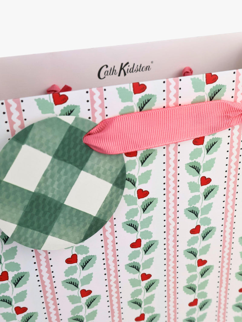 Cath Kidston Heart Vine medium gift bag - British product