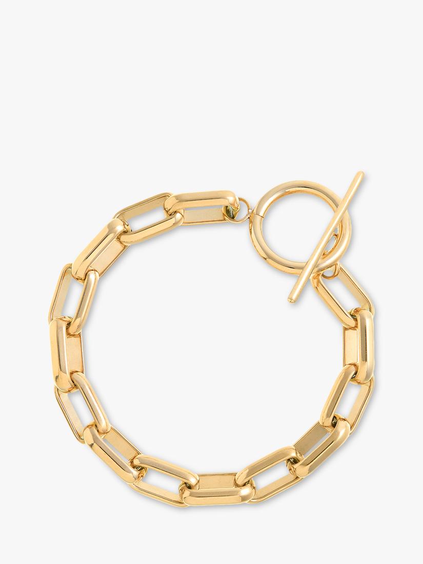Orelia LUXE rectangle T-bar link bracelet 19cm, imported from the UK