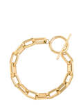 Orelia LUXE Rectangle T-Bar Link Bracelet 19cm