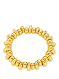 Orelia polished metal nugget stretch bracelet (British brand)