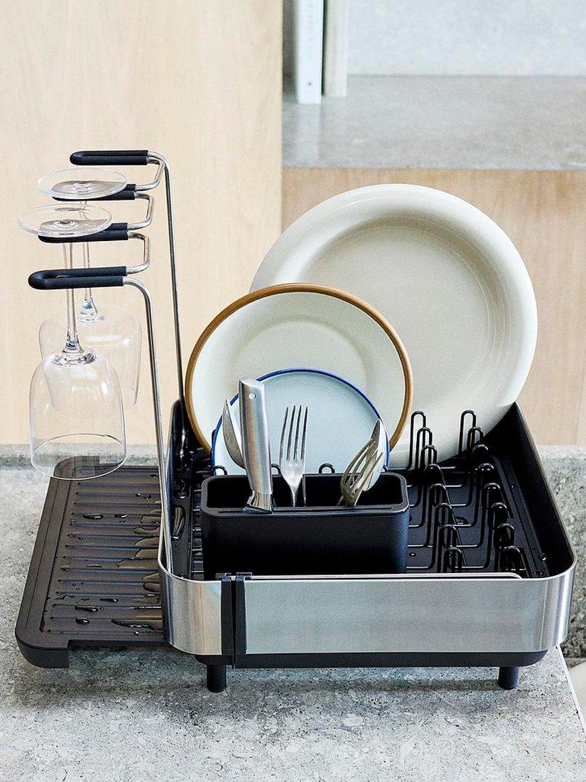 Joseph Joseph Extend Steel Plus dish rack - British product
