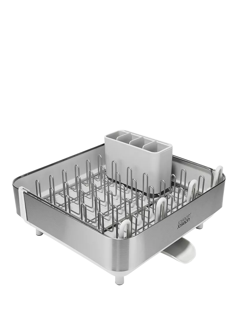 Joseph Joseph extendable dish rack in stainless steel (British brand)