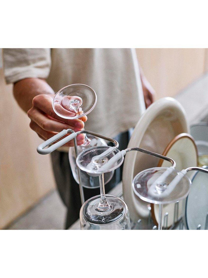 Joseph Joseph extendable dish rack in stainless steel (British brand)