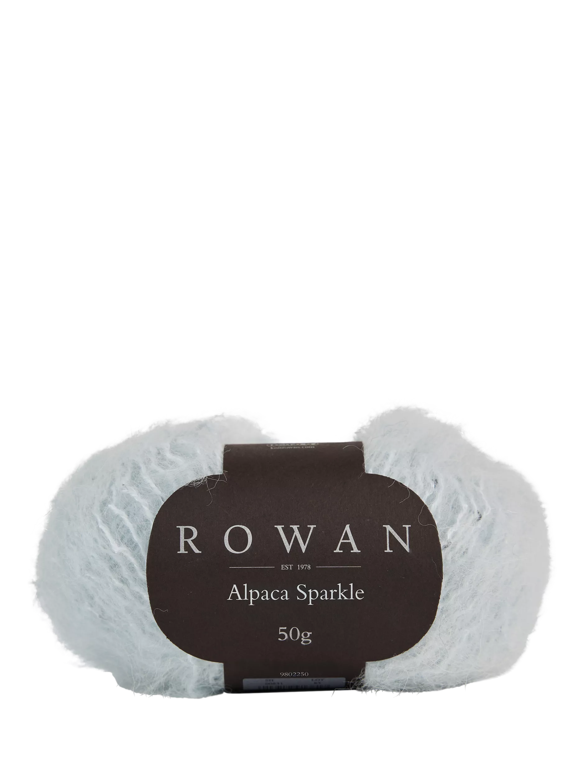 Rowan Alpaca Sparkle Knitting Yarn, 50g, Arctic