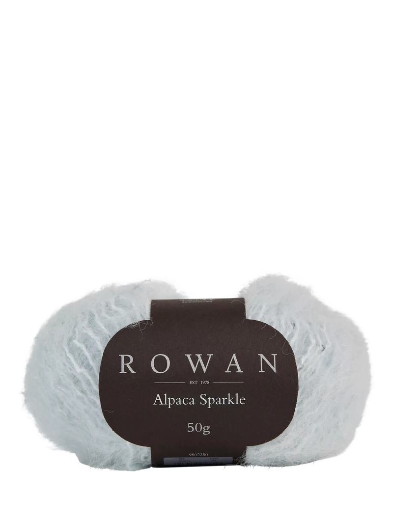 Rowan Alpaca Sparkle Knitting Yarn, 50g, Arctic