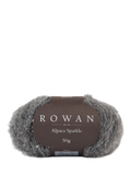 Rowan Alpaca Sparkle Knitting Yarn, 50g, Onyx