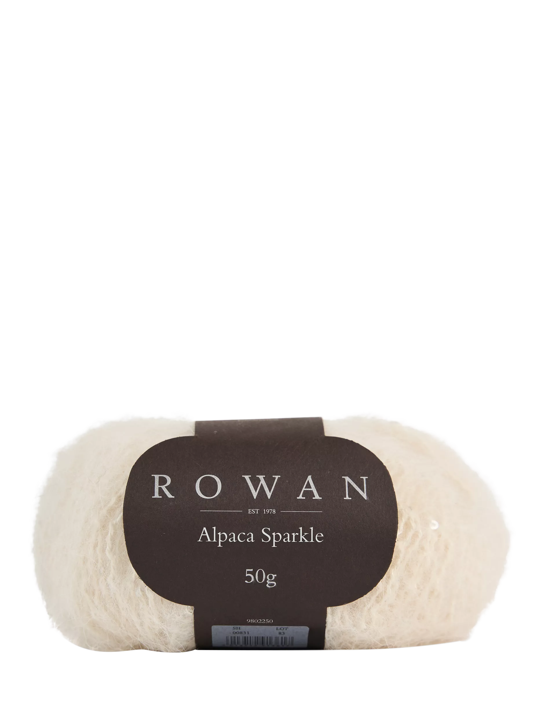 Rowan Alpaca Sparkle Knitting Yarn, 50g, Almond