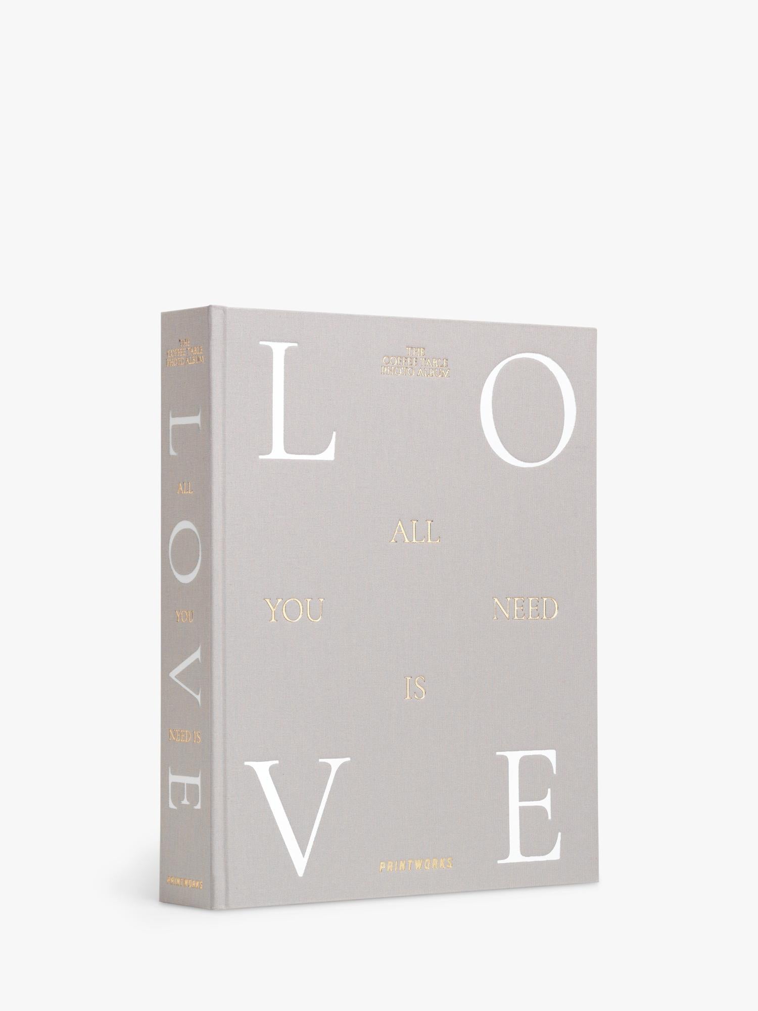 PRINTWORKS All You Need is Love photo album 30 pages (British brand)