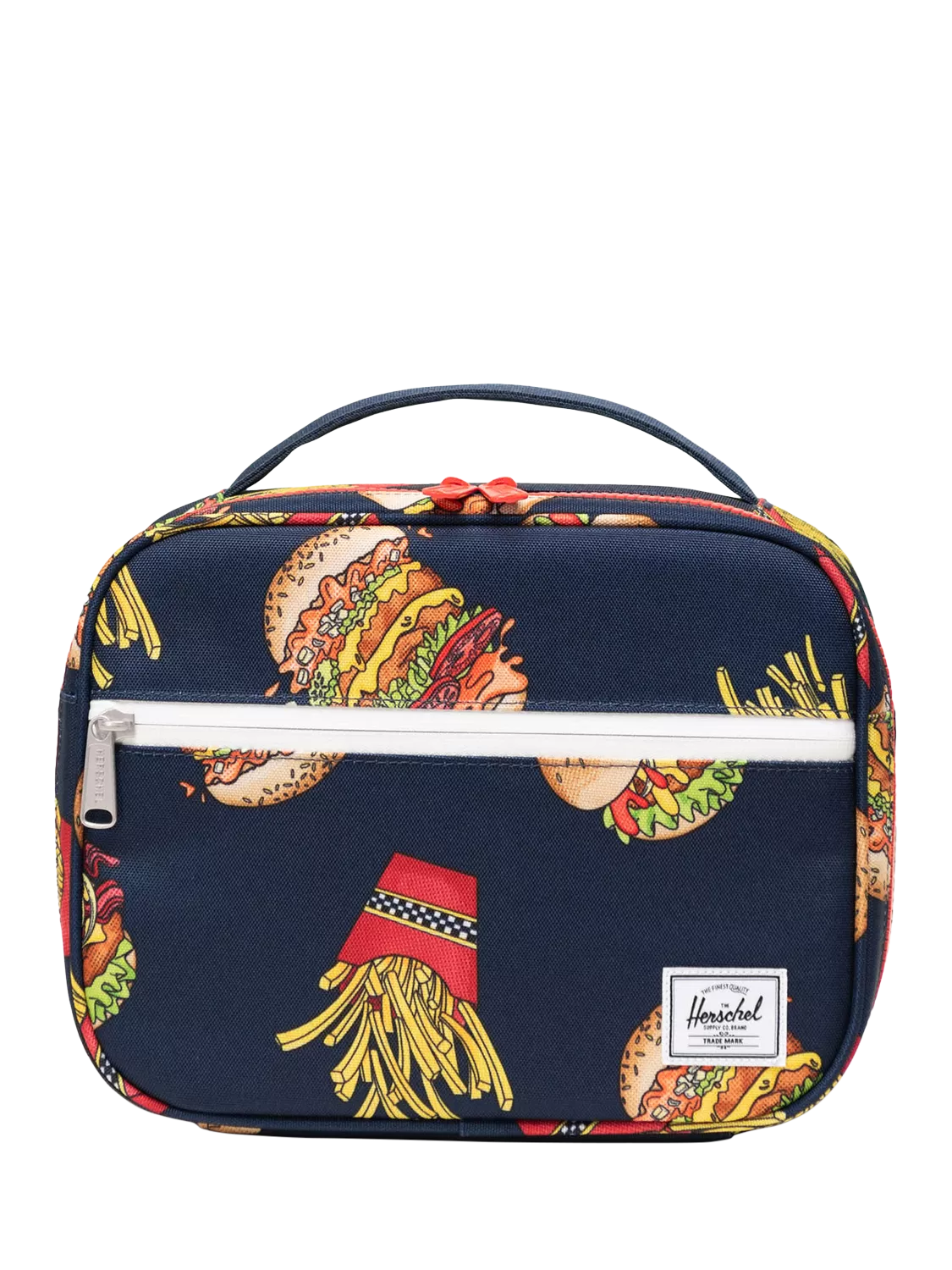 Herschel Supply Co. kids lunch box burgers fries print - British product