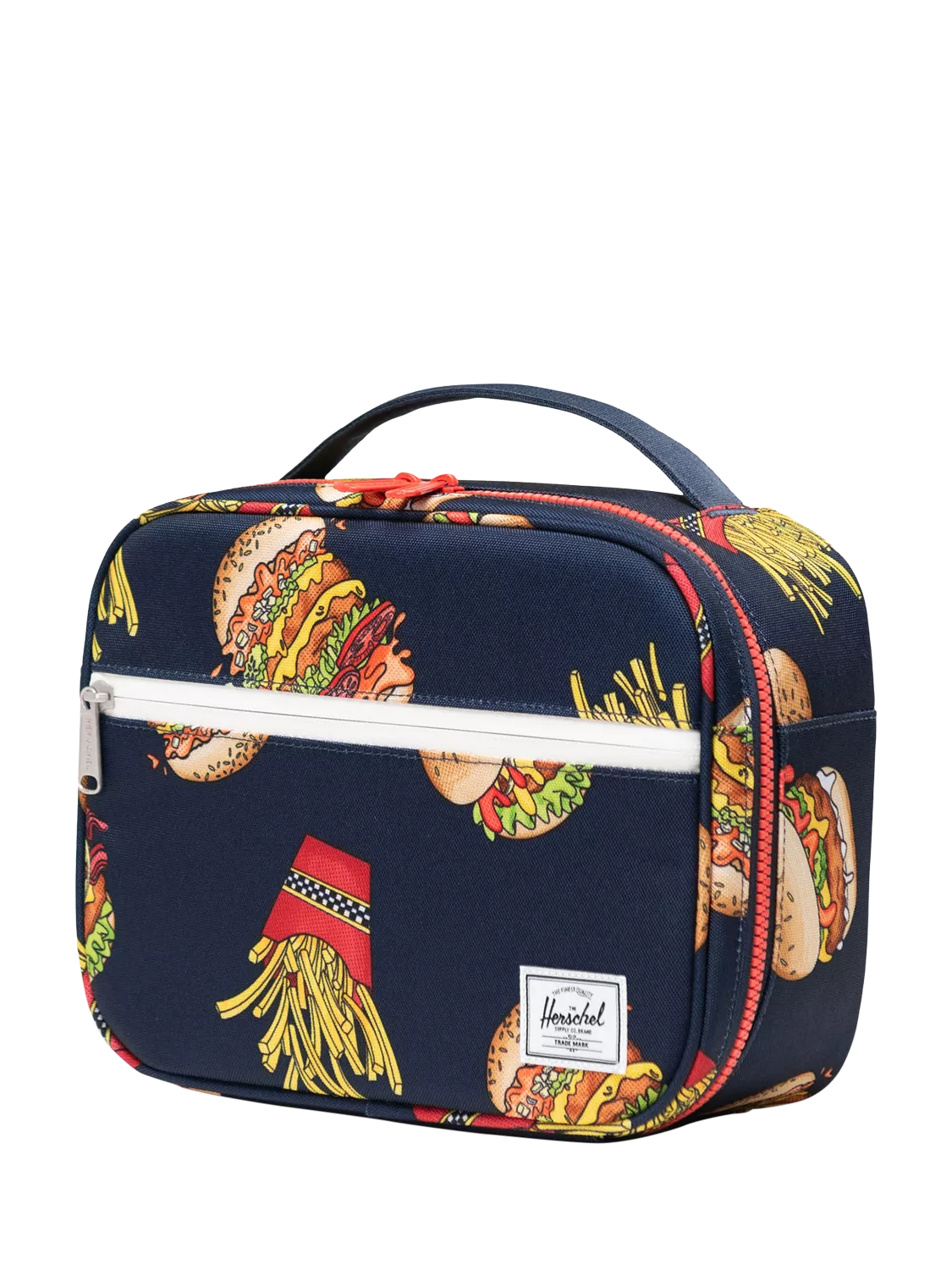 Herschel Supply Co. kids lunch box burgers fries print - British product