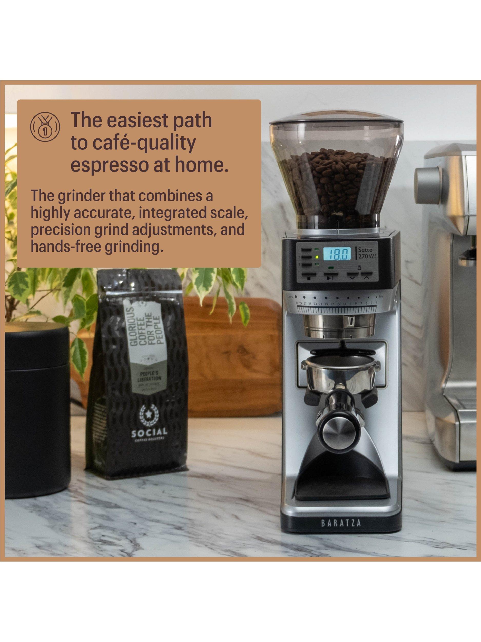 Baratza Sette 270Wi conical burr coffee grinder, imported from the UK