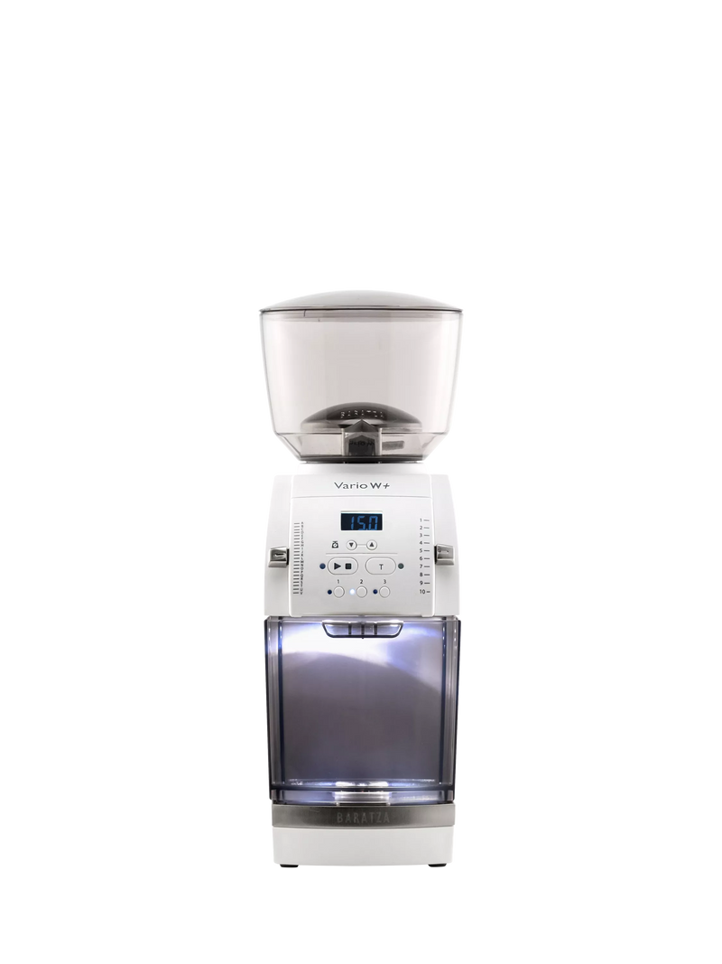 Baratza Vario W+ flat burr coffee grinder white (British brand)