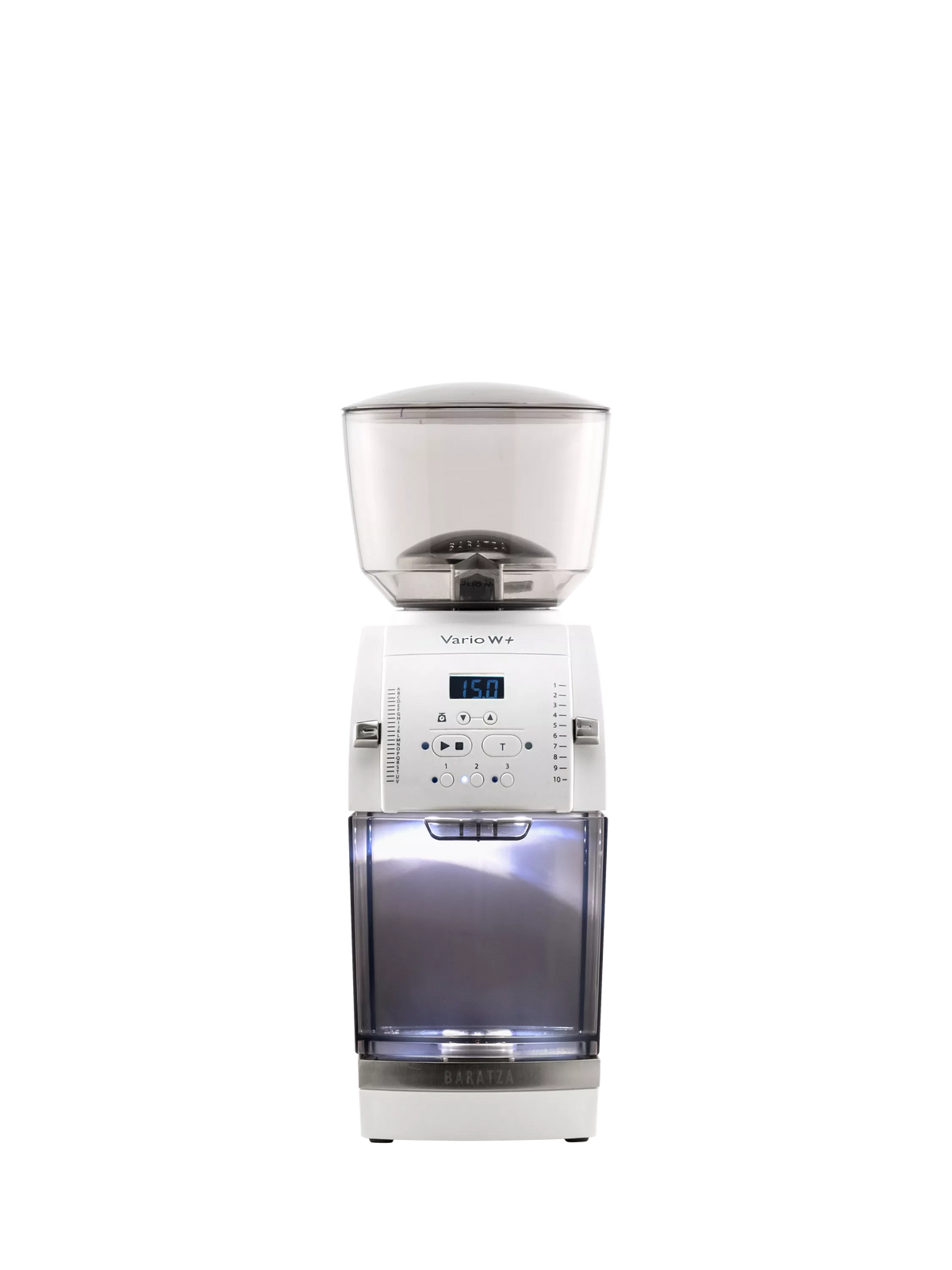 Baratza Vario W+ flat burr coffee grinder white (British brand)