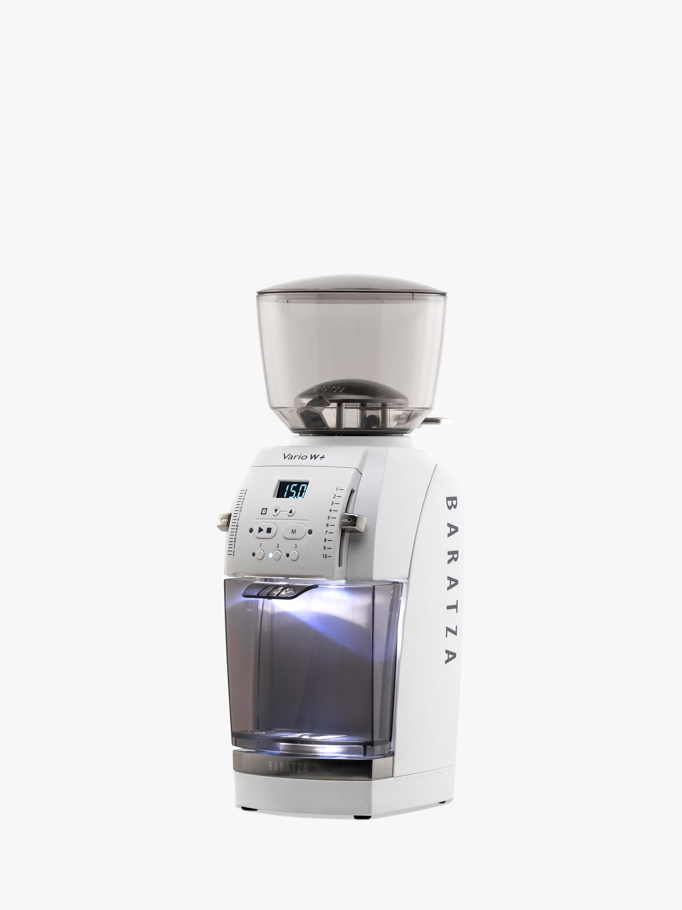 Baratza Vario W+ flat burr coffee grinder white (British brand)