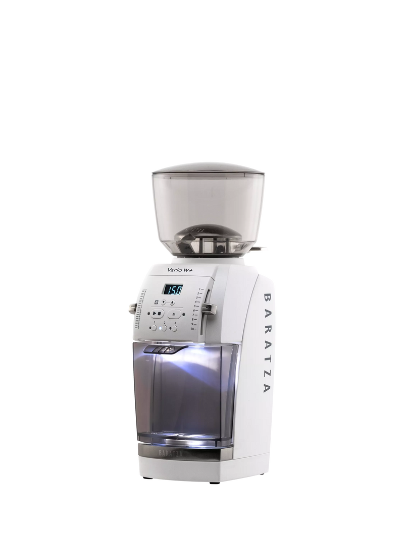 Baratza Vario W+ flat burr coffee grinder white (British brand)