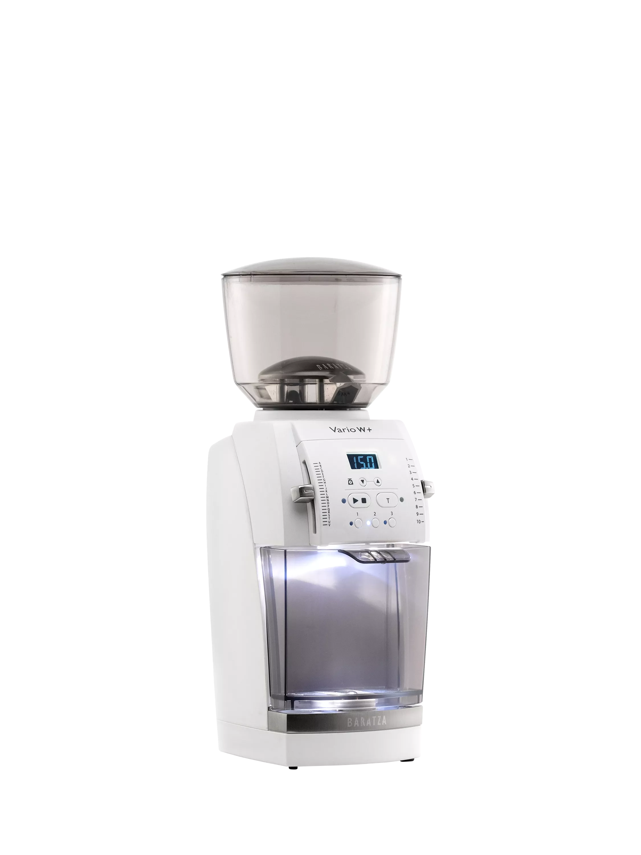 Baratza Vario W+ flat burr coffee grinder white (British brand)
