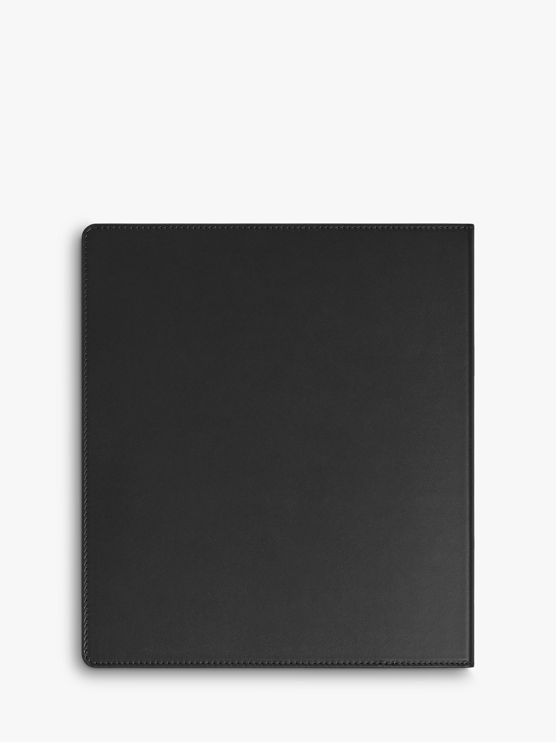Montblanc calf leather folio for Digital Paper, black - imported from the UK