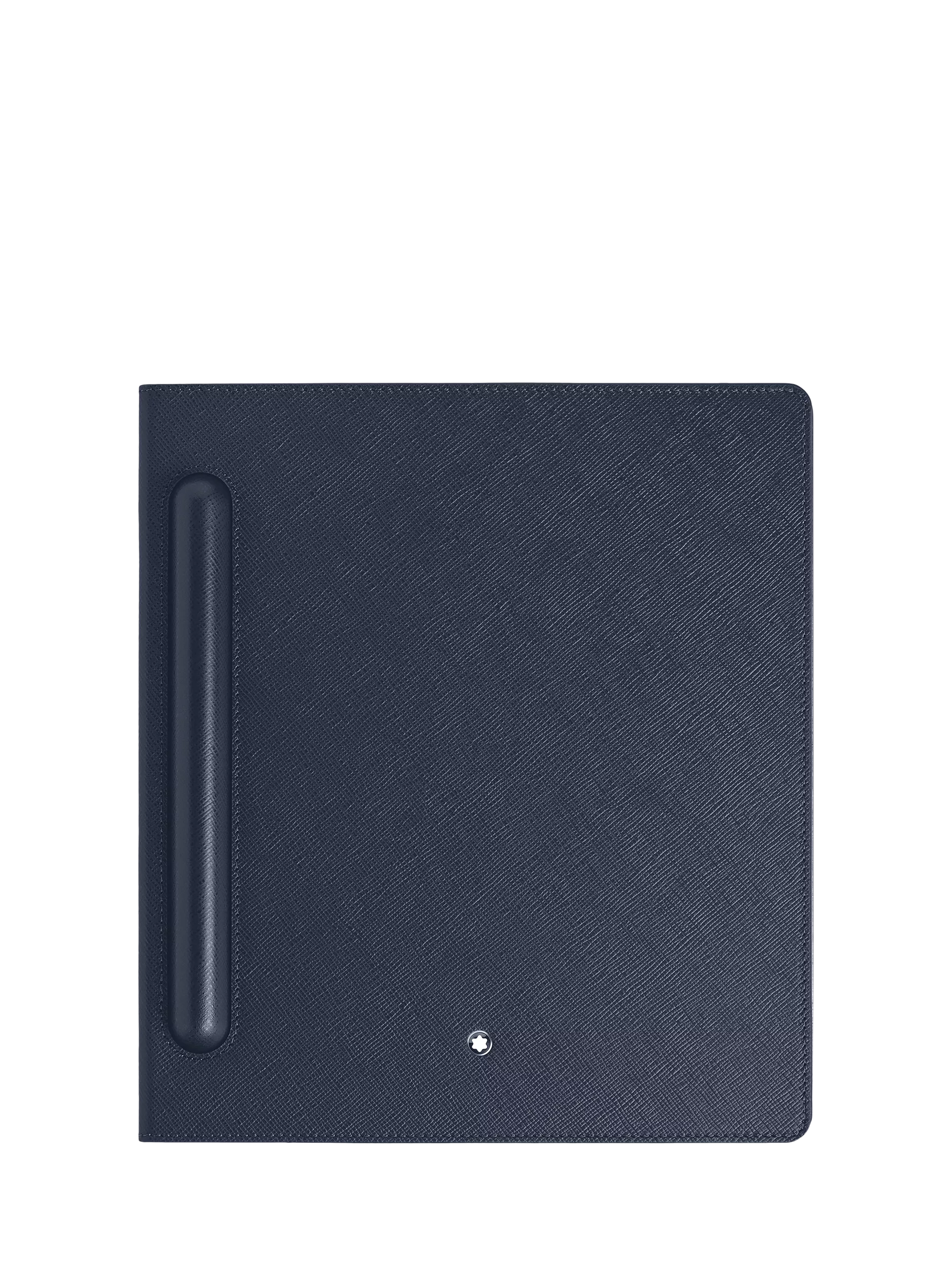 Montblanc calf leather Digital Paper folio ink blue, UK version