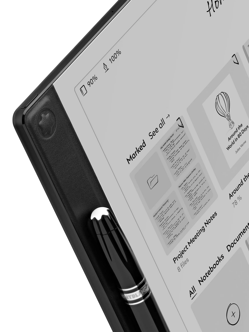 Montblanc Digital Paper black digital writing pad 1550g, imported from the UK