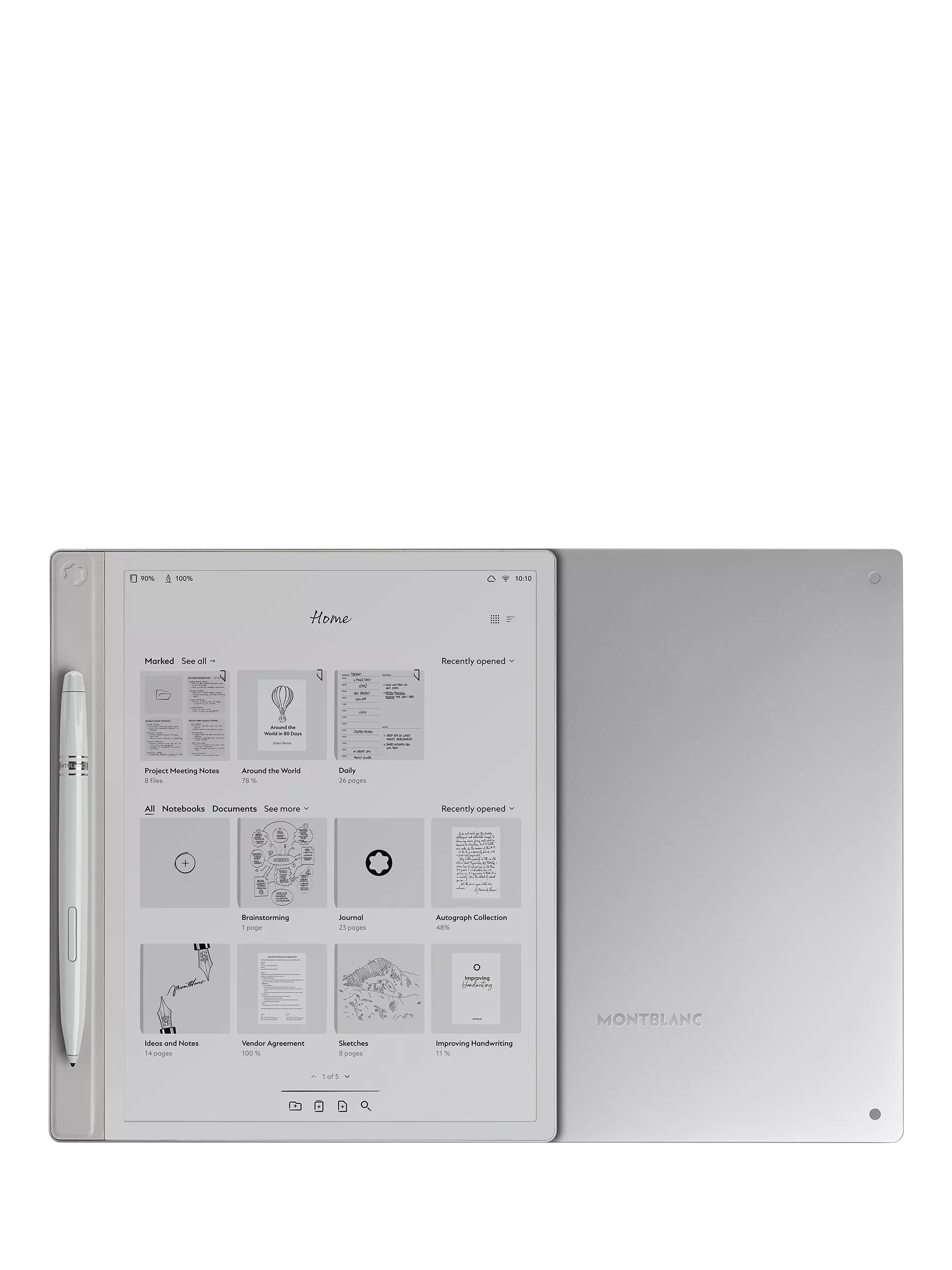 Montblanc Digital Paper Grey digital notebook (British brand)