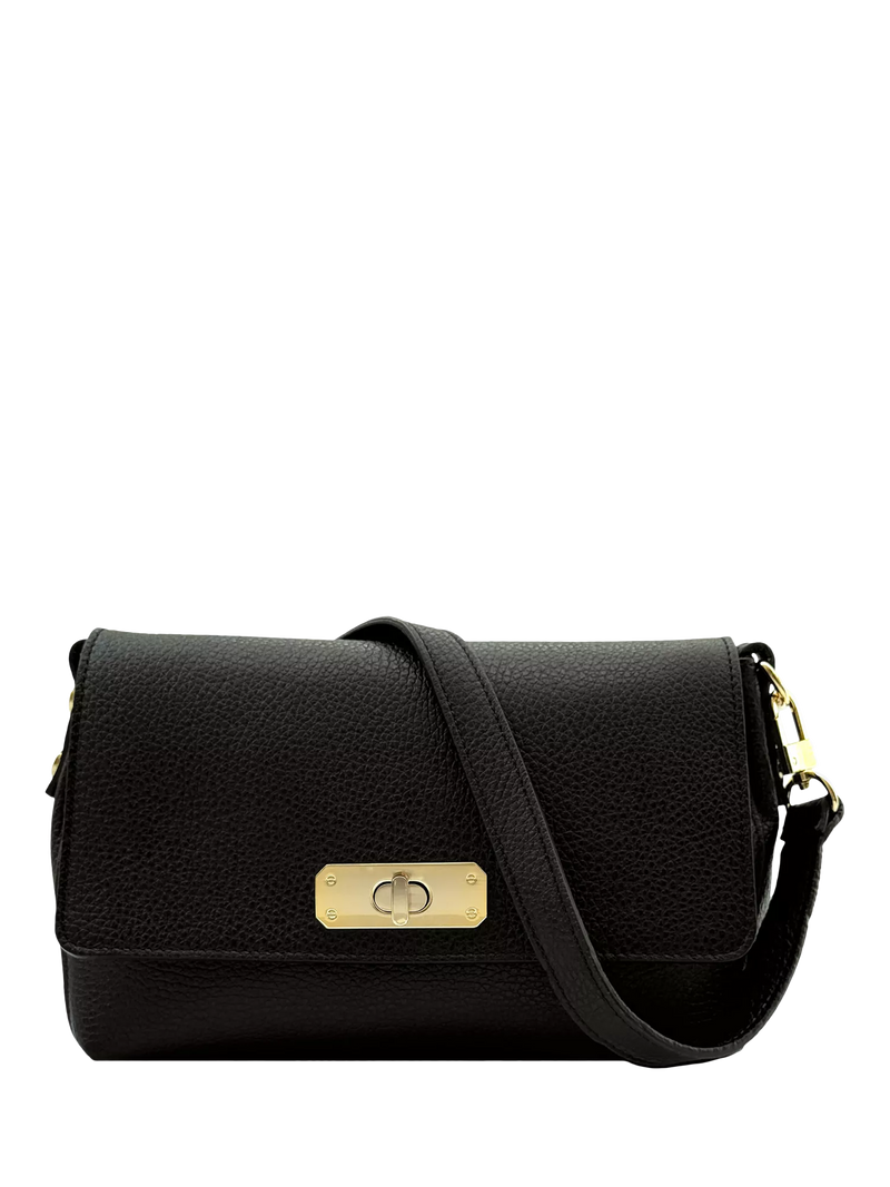 Apatchy London The Maisie Midi Leather Crossbody Bag