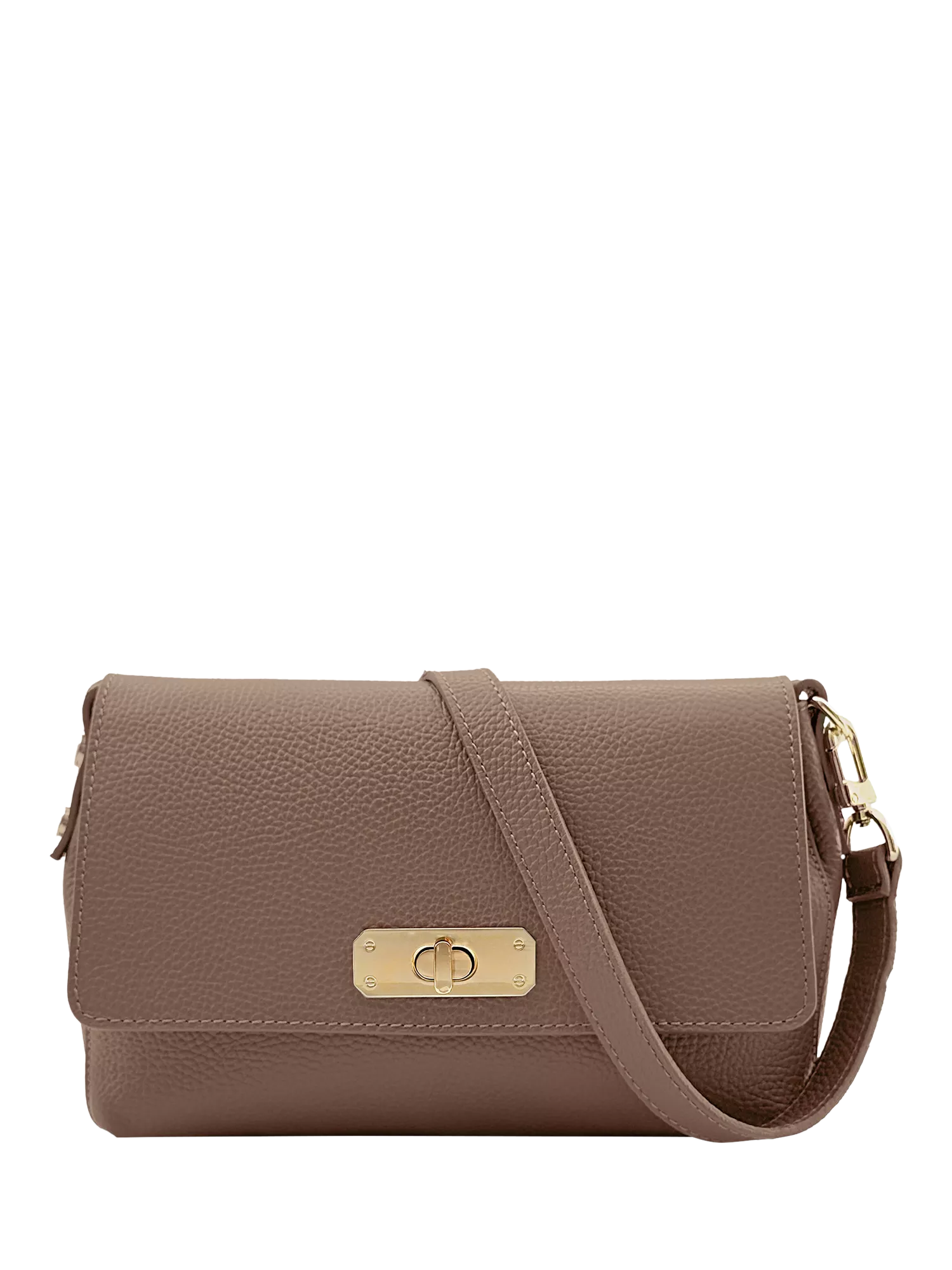 Apatchy London The Maisie Midi Leather Crossbody Bag