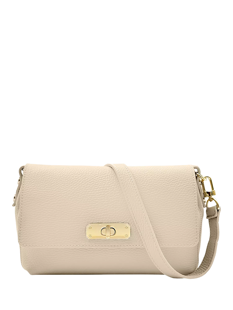 Apatchy London The Maisie Midi Leather Crossbody Bag