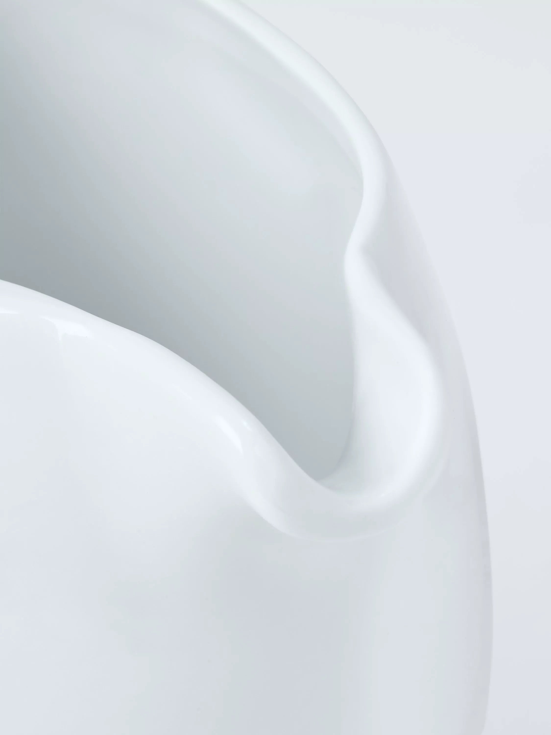 John Lewis porcelain sauce boat 580ml white, UK version
