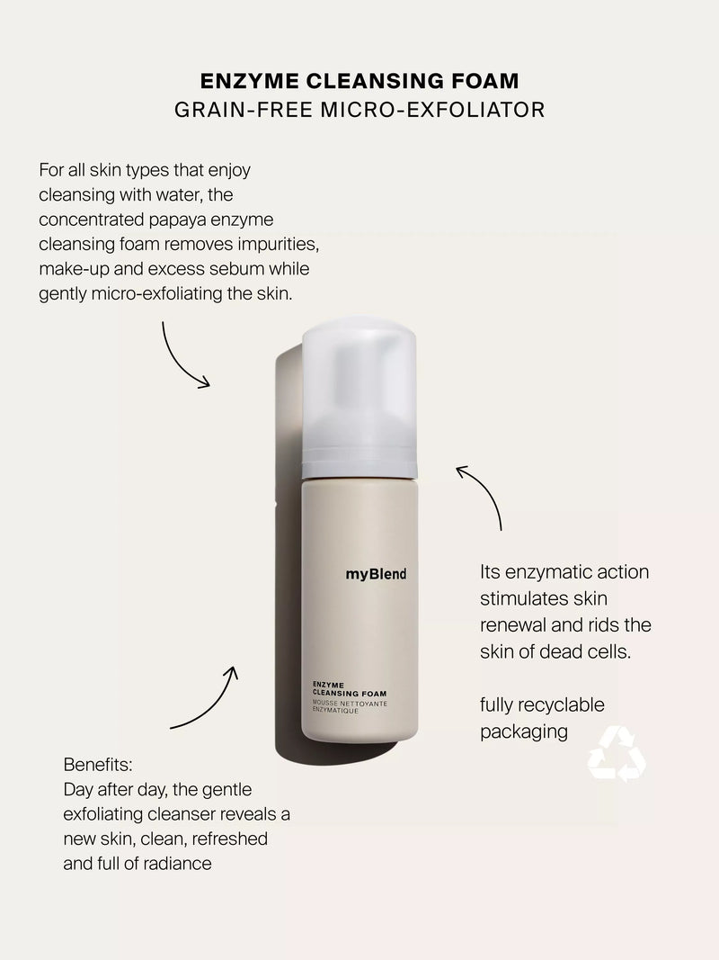 myBlend Enzyme Cleansing Foam 150ml - British product