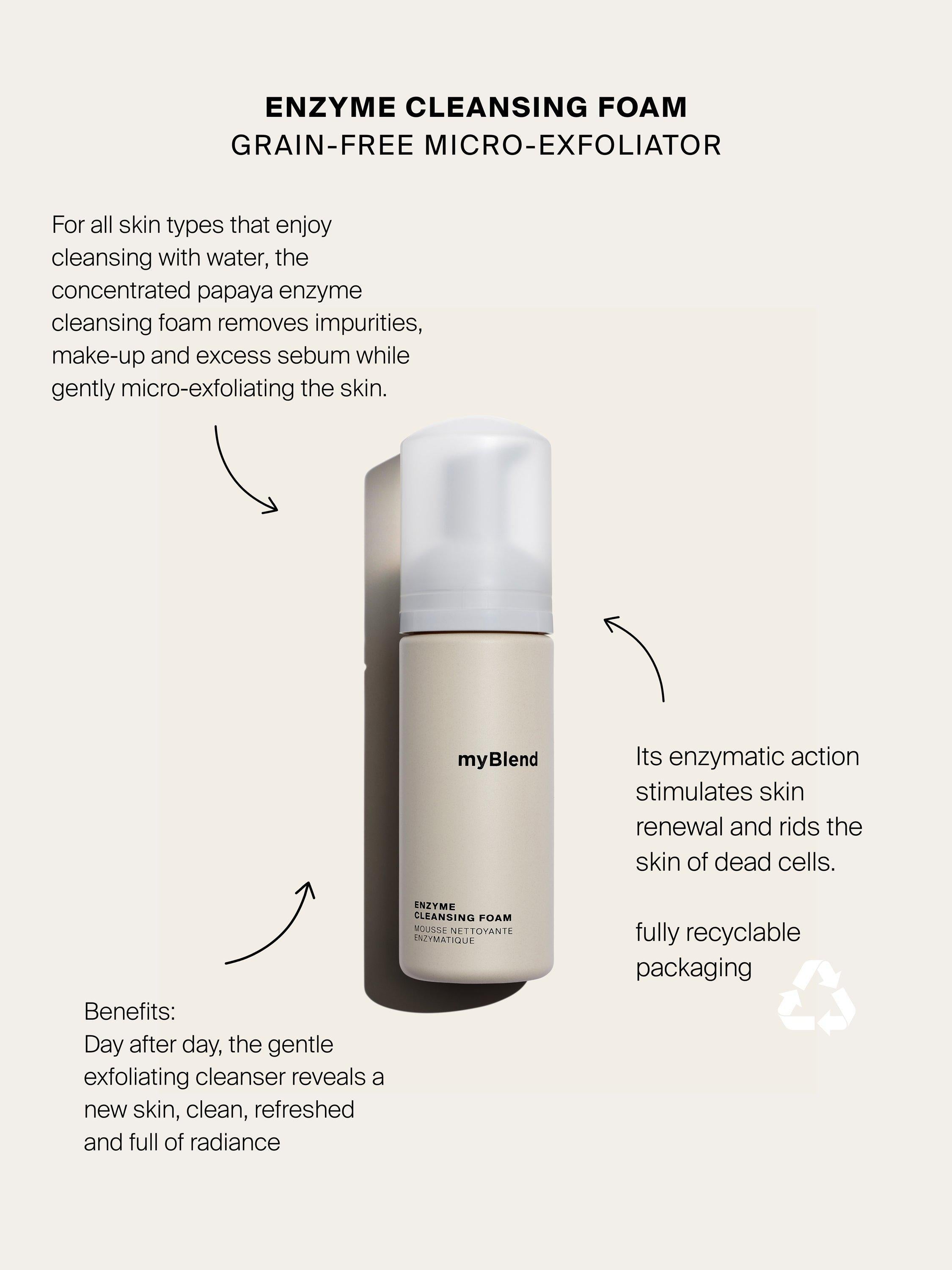 myBlend Enzyme Cleansing Foam 150ml - British product